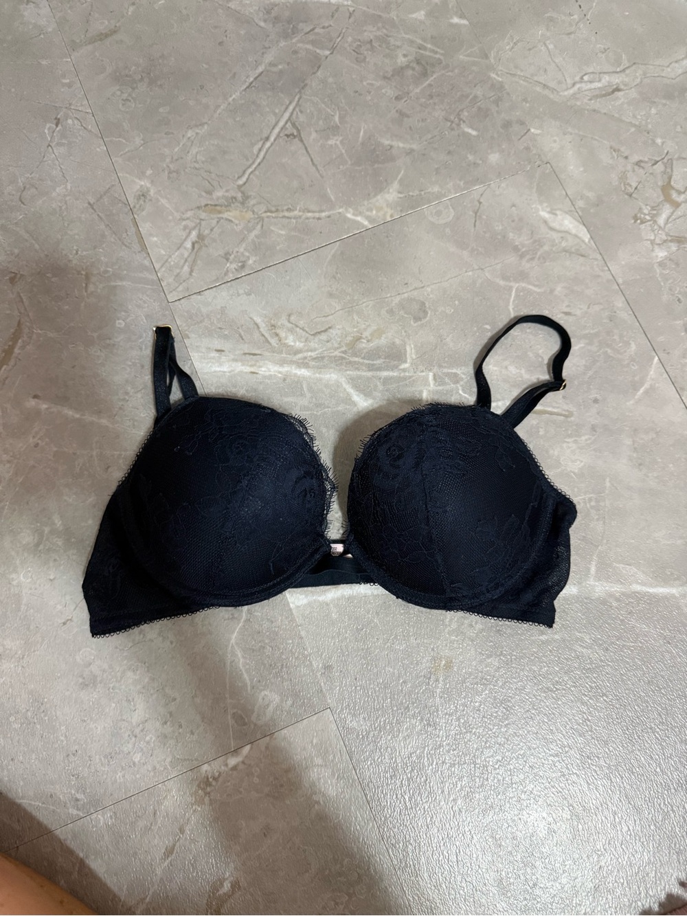 Victoria's Secret Blue Lace Push-Up Bra